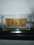  100долара позлатени 24карата в рамка за номизмати,подарък,или за красота, снимка 4