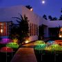 2 броя Соларна LED лампа цветен фонтан от оптични влакна за градина , снимка 3
