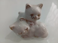 Стара порцеланова фигура с котета , снимка 5