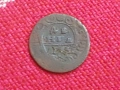 Медна монета денга 1735 , снимка 1