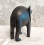 Ръчно резбован слон от абанос и кост - винтидж фигурка. , снимка 5