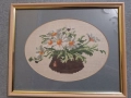 Гоблен Маргаритки с рамка, снимка 2