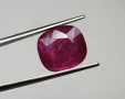Пурпорно червен естествен рубин с рядка големина 4.26кт.! Сертифициран! Нов!, снимка 12