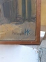 Майсторска българска картина масло платно подписана датирана, снимка 4