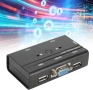 2-портов VGA KVM превключвател, USB превключвател за 2 компютъра, споделяне на 1 монитор, клавиатура, снимка 4
