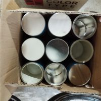 празни опаковки за разливане на бои, метални и пластмасови, снимка 3 - Бои, лакове, мазилки - 45436336