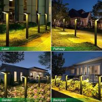 Lenlun Водоустойчиви градински соларни лампи с топли LED светлини, 6 броя, пейзажно осветление , снимка 7 - Соларни лампи - 45653129