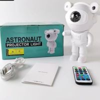 Лампа астронавт с 12 различни светлинни ефекти: Освети космоса в твоята стая, снимка 4 - Настолни лампи - 45779827