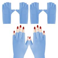 Ръкавици с UV защита / маникюрски , снимка 1 - Продукти за маникюр - 46043698