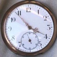 старинен сребърен, джобен часовник, снимка 4 - Антикварни и старинни предмети - 45142644