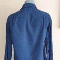 POLO Ralph Lauren Indigo Cotton Mens Size S ОРИГИНАЛ!  Мъжка Риза!, снимка 6 - Ризи - 45671308