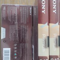 Sony Premium 240 VHS видео касети OVP чисто нови, снимка 2 - Други жанрове - 45339194