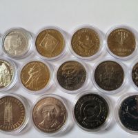 Лот 21 броя по 1, 2 и 5 лева възпоменателни монети България, снимка 3 - Нумизматика и бонистика - 45708573