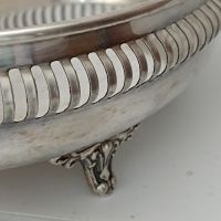 Голяма италианска сребърна фруктиера , снимка 4 - Антикварни и старинни предмети - 45507246