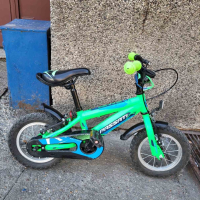 Детско колело/велосипед  с помощни колела 12 цола , снимка 1 - Детски велосипеди, триколки и коли - 45008380