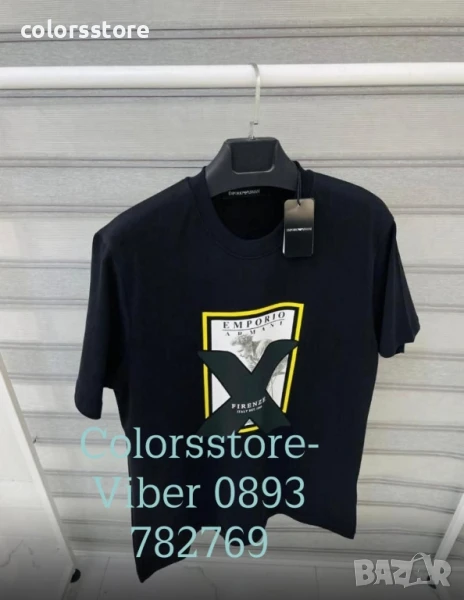 Мъжка Черна тениска Armani/IM274s, снимка 1