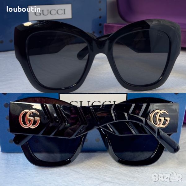 GUCCI GG0808 с лого 1:1 дамски слънчеви очила котка, снимка 1