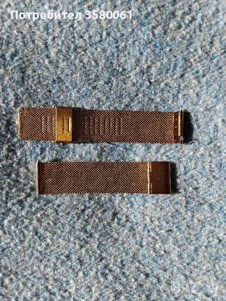 Позлатена гривна за часовник, снимка 1