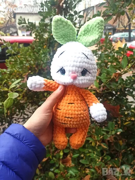 Ръчно Изплетено Зайче "Амигуруми", снимка 1