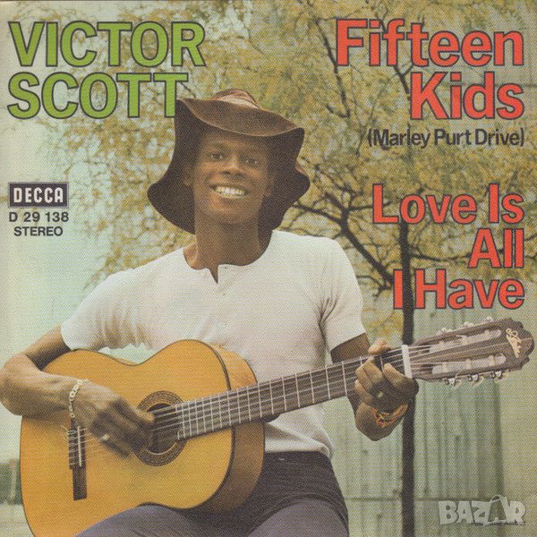 Грамофонни плочи Victor Scott ‎– Fifteen Kids (Marley Purt Drive) 7" сингъл, снимка 1