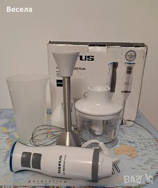 Миксер, пасатор и чопър Taurus 1000W, снимка 1