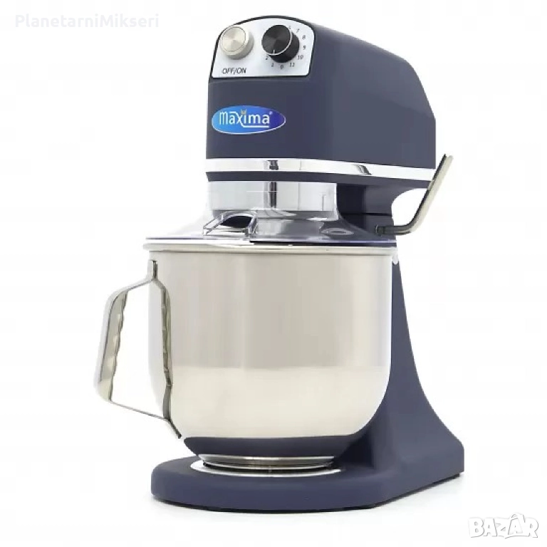 Планетарен миксер 6,5 L – стоманено син мат, снимка 1
