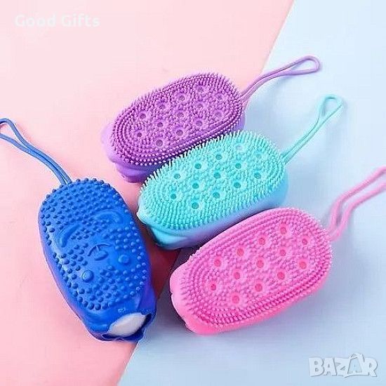 Силиконова Гъба за Баня Bubbles Brush , снимка 1