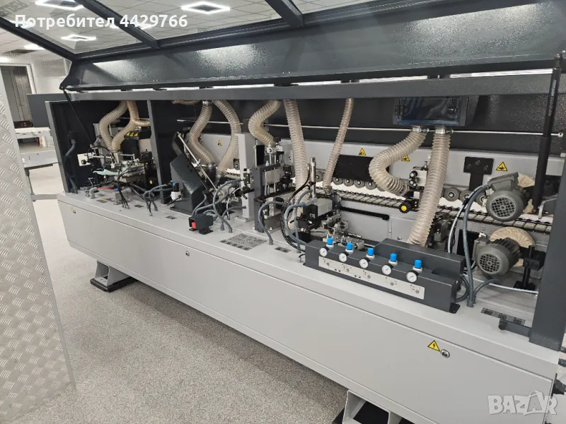 КАНТИРАЩА МАШИНА - ФОРМАТЕН ЦИРКУЛЯР - ПРОБИВНА МАШИНА  - АСПИРАЦИЯ С ПОЖАРОГАСЕНЕ- ВИНТОВ КОМПРЕСОР, снимка 1