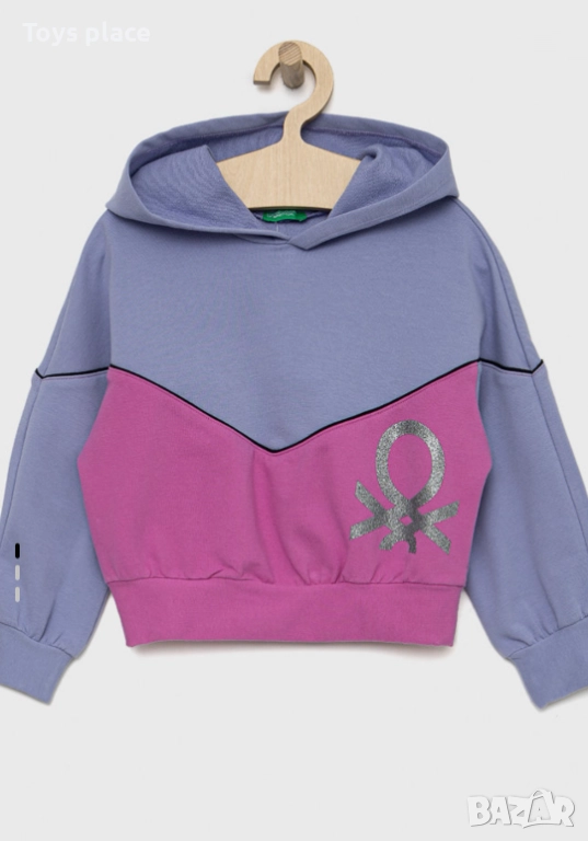 11-12г къс суичър худи Benetton , снимка 1
