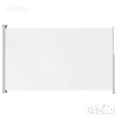 vidaXL Прибираща се дворна странична тента, 180x300 см, кремава（SKU:317893, снимка 1