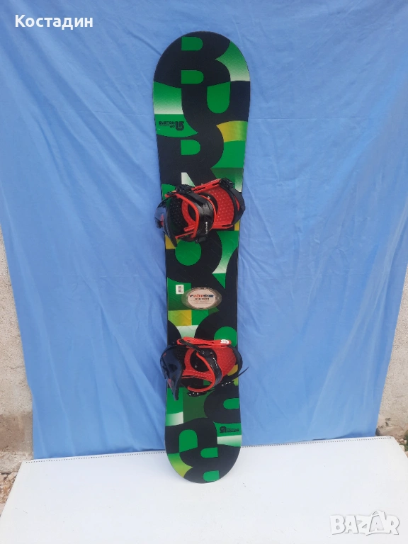 Сноуборд   159Wсм.BURTON PROGRESSION, WIDE с автомати. , снимка 1