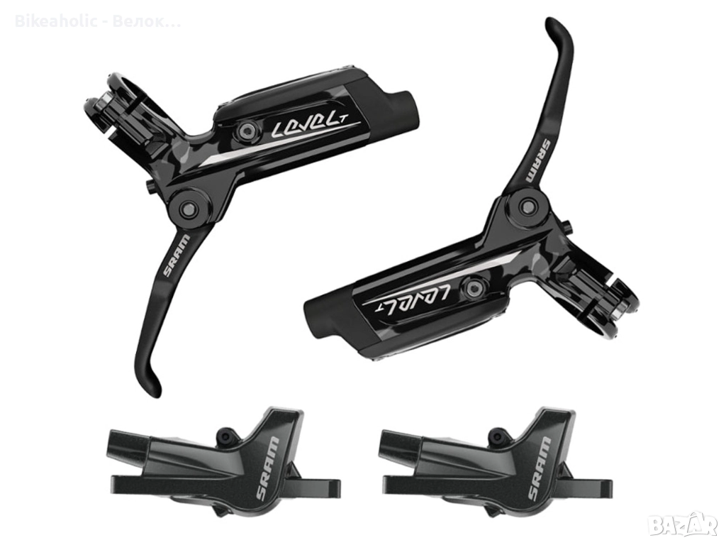 Комплект спирачки SRAM Level T 2-бутални (L.800mm/1700mm), снимка 1