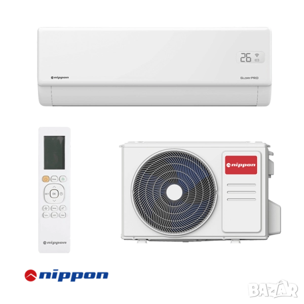 Nippon KFR 18 GLORY PRO – Инверторен климатик 18000 BTU, Wi-Fi, Клас A+++ с Включен монтаж, снимка 1