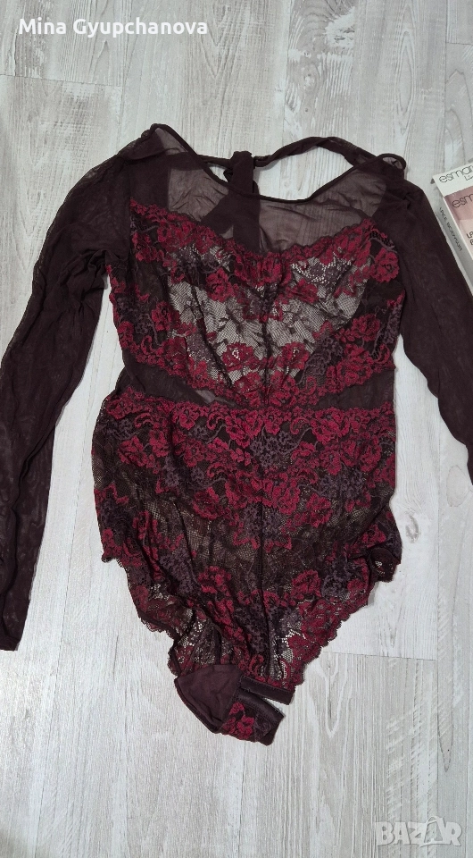 красиво боди цвят Бордо , снимка 1