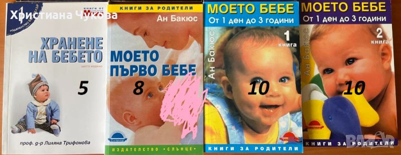 Книги за отглеждане на бебето, снимка 1
