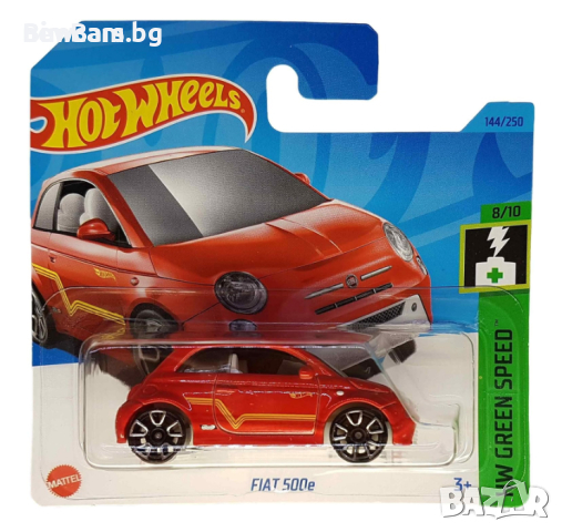 Колекционерска количка Hot Wheels FIAT 500e, снимка 1