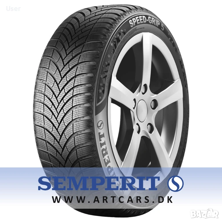Гуми Semperit 215 65 16 джип лека кола зимни гуми като нови Намаление semperit speed grip 5, снимка 1