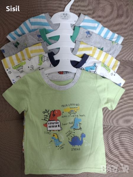 Комплект бебешки тениски с къс ръкав George, снимка 1
