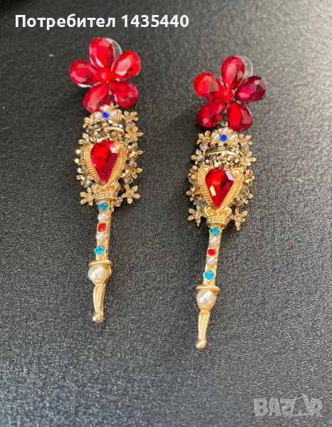 Обеци на дизайнерката Анелия Милчева, снимка 1