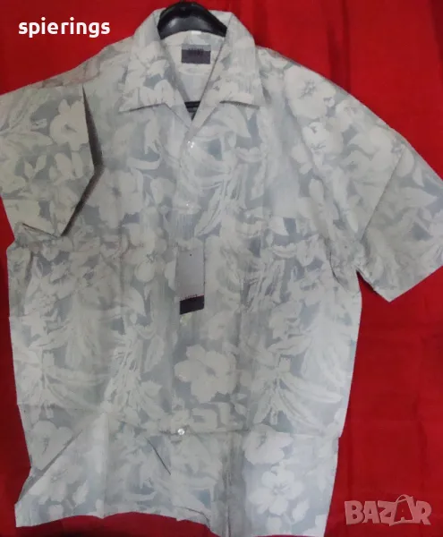 Мъжка риза с къси ръкави размер 43-44, снимка 1