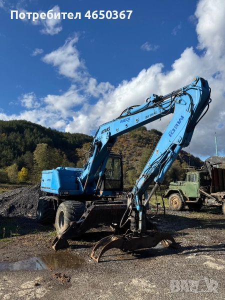 Колесен багер Atlas, снимка 1