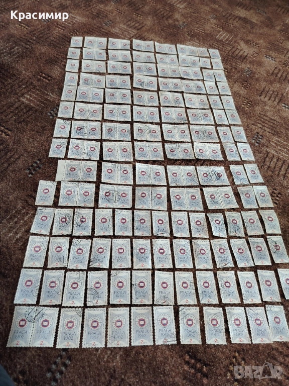 Czechoslovakia 1961. Prague 1962.180  бр. , снимка 1