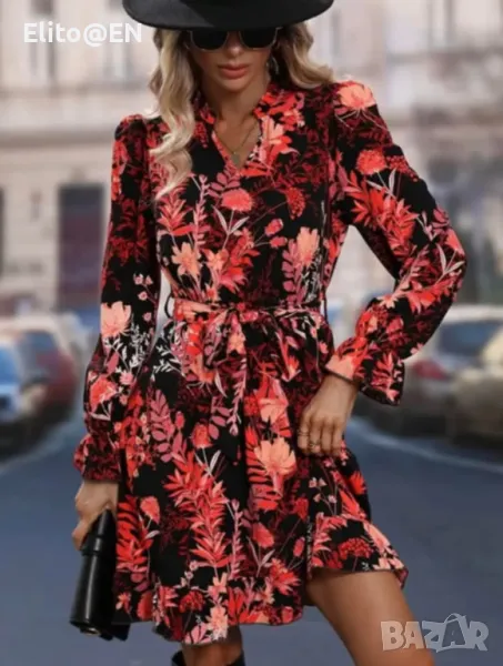 Ефирна рокля размер Л, снимка 1