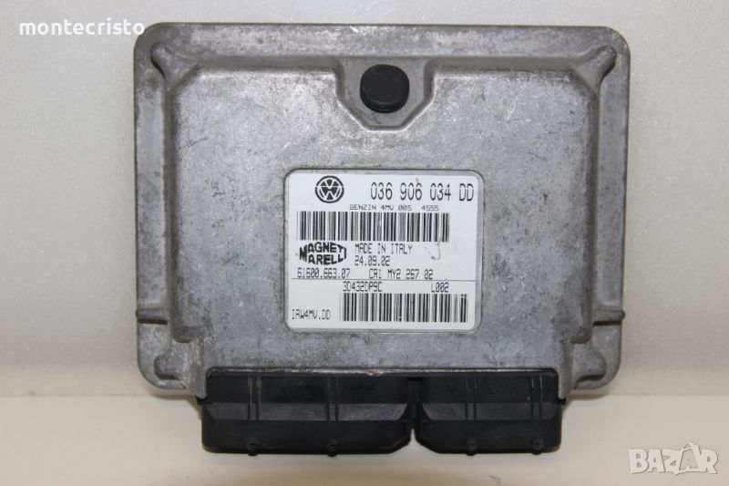 Моторен компютър ECU VW Polo (2001-2009г.) 036 906 034 DD / 036906034DD / 61600.663.07 / 6160066307, снимка 1