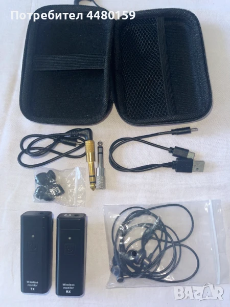 Безжична система за мониторинг HUIOP – In-Ear слушалки, снимка 1