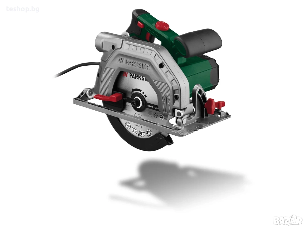 Ръчен циркуляр Parkside PHKS 1350 E4 1350 W 230 V, снимка 1