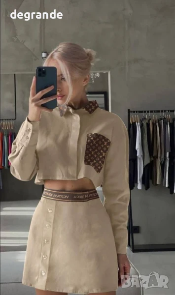 Louis Vuitton Дамски сет от две части, снимка 1