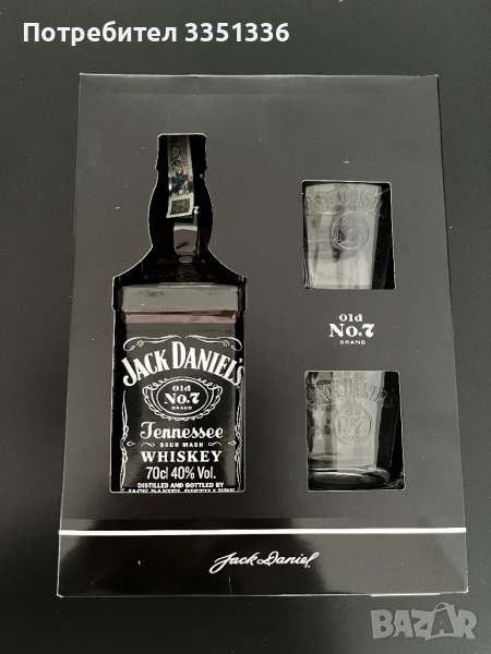 Jack Daniel’s комплект алкохол и чаши, снимка 1