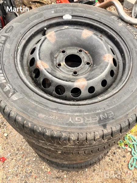 4 бр гуми с джанти за голф 5,6,7 , снимка 1