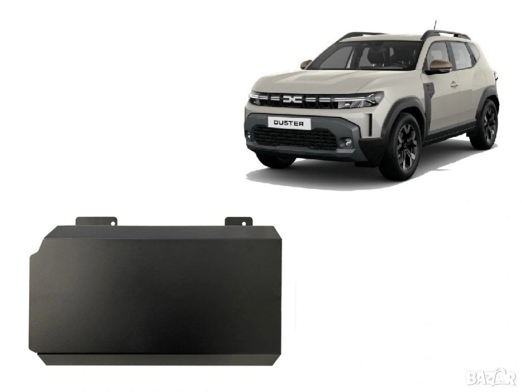 Метална кора под акумулатор Dacia Duster Hybrid 2024г +, снимка 1